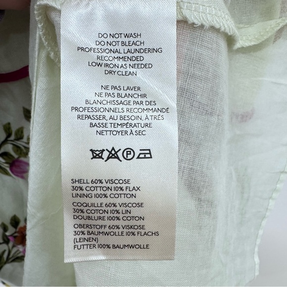 SAYLOR Ayame Flutter-Sleeve Smocked Tiered Maxi Dress Floral Nuuly New with tags - Picture 12 of 13